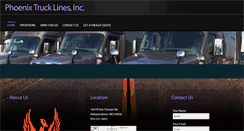 Desktop Screenshot of phoenixtrucklines.com